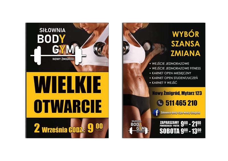 Otwarcie siłowni maj 2026